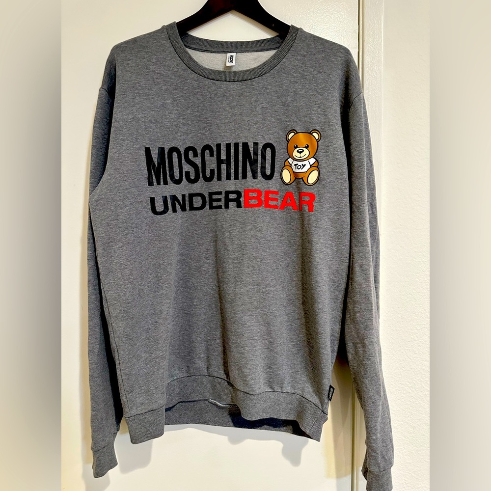 Grey Moschino Underbear Sweatshirt Large